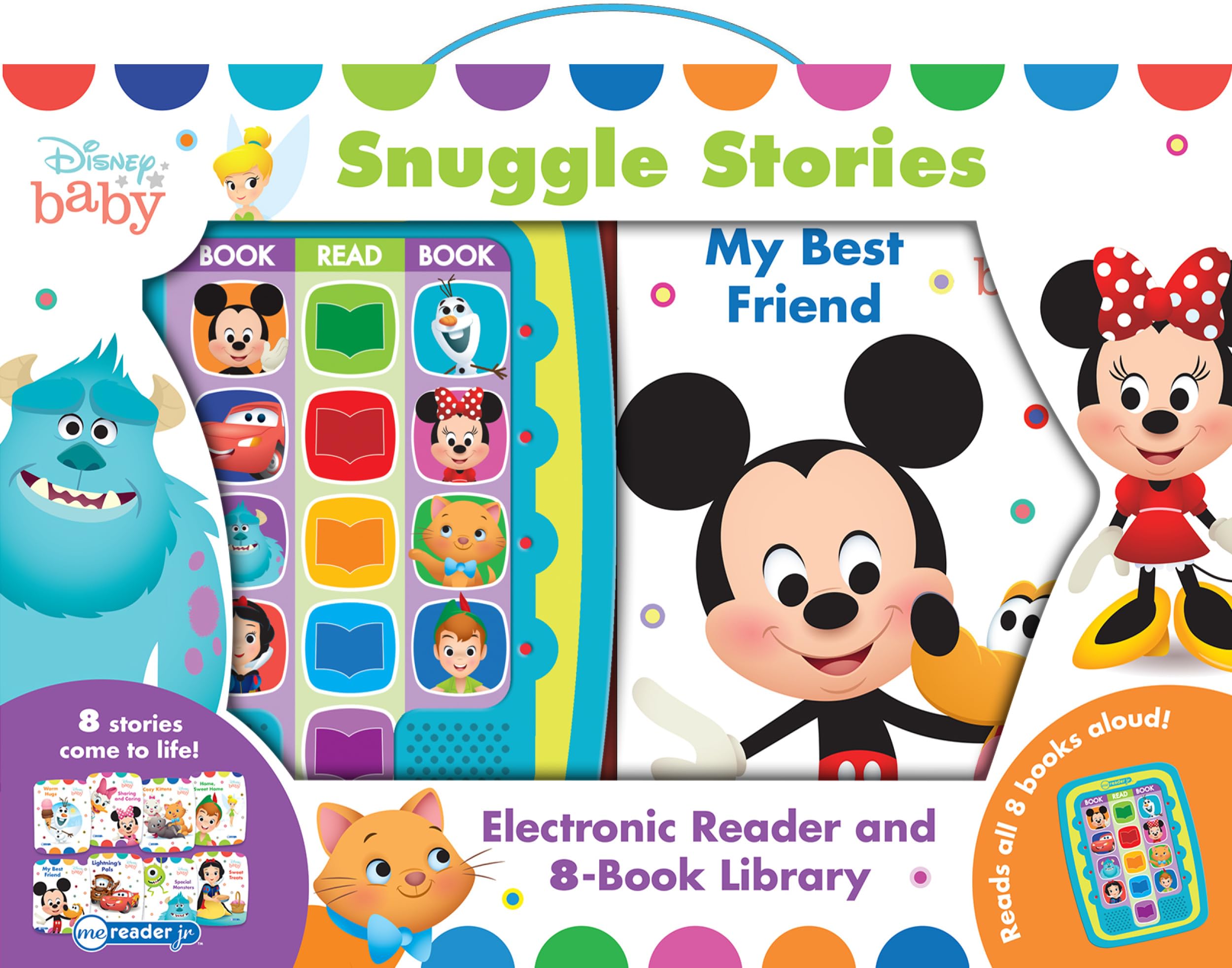 Disney Baby: Snuggle Stories Me Reader Jr Electronic Reader and 8